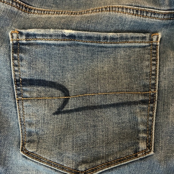 American Eagle Woman’s Jeans Super Stretch X Hi-Rise Jegging Sz 14R - Picture 6 of 12